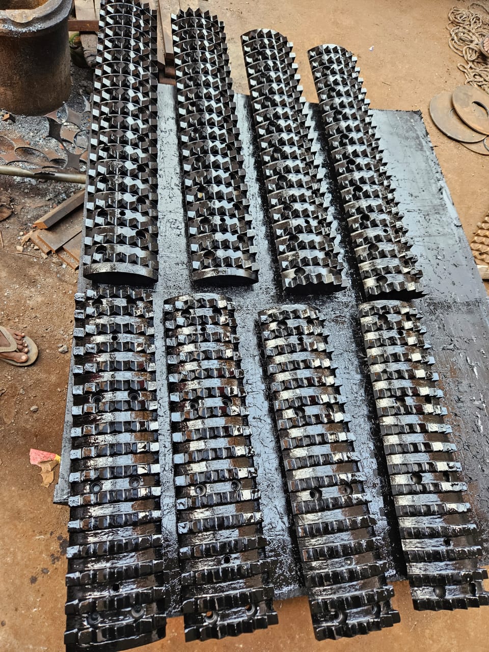 Racker roll assembly